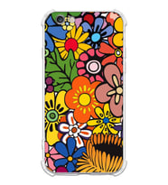 PrintiFy Apple iPhone 6 Uyumlu Retro Color 2 Baskılı Şeffaf Köşe Korumalı Antişok Kılıf
