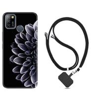 INFINIX Smart 4 5 6 Zero 8 S5 Pro Kılıf Boyun Askılı Silikon Çiçekler 1639