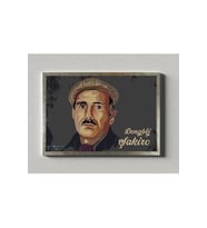 Postera Dengbêj Şakiro - Dengbêj Şakiro Çerçeveli Posteri (32X47 cm ÇERÇEVELİ) (Siyah-Gri)