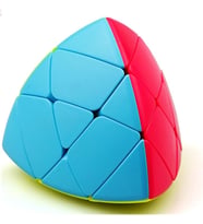 Profesyonel 3x3 Speed Mastermorphix Piramit Üçgen Zeka Küpü