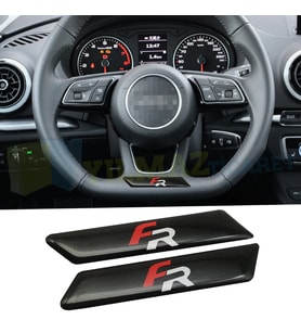 Seat Leon Fr Logo Arma Kapı Kolu Direksiyon Yan Dikiz Ayna Damla Silikon Etiket Oto Sticker 2 Adet