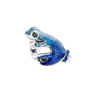 Renk Geçişli Geko Charm  925 Ayar Gümüş