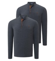 İKİLİ SET V4009 DEWBERRY ERKEK SWEATSHIRT-ANTRASİT-ANTRASİT