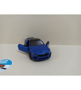 BMW M8 Metal Model Oyuncak Araba 13 Cm ( ÖZEL PLAKALI ) (Mavi)