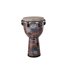 REMO APEX DESIGNER SERIES DJEMBE ORANGE KINTE 12 x 22 inç