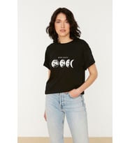 Tasarım Moon Phases Tasarım Tshirt (STD)