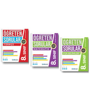 PRUVA AKADEMİ YAYINLARI 8.SINIF ÖĞRETEN SORULAR TÜRKÇE + MATEMATİK + FEN BİLİMLERİ