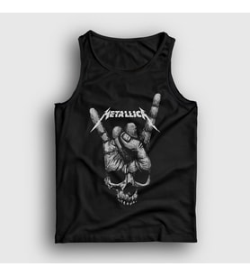 Presmono Unisex Siyah Rock On Metallica Atlet 67628tt