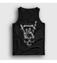Presmono Unisex Siyah Rock On Metallica Atlet 67628tt