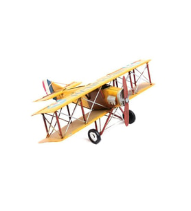 Dekoratif Metal Çift Kanatlı Uçak E-4690