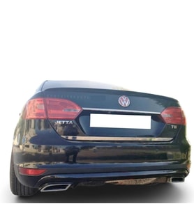 Volkswagen Jetta Makyajsız Egzoz Görünüm Difüzör (Plastik) (Standart)