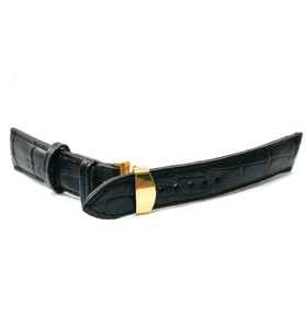 Hertür Saate Uygun  Kelebek  Toka  20 mm  Siyah  sarı tokalı   Kordon