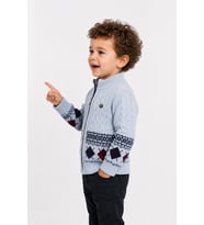 Erkek Çocuk İçi Velsoftlu Kalın Hırka 23210