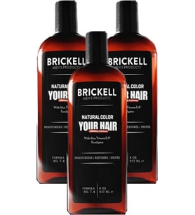 Brickell Erkeklere Özel Anti-White Saç Sakal Bakım Şampuanı 237 ml x 3 adet