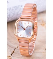 Rose Renk Çelik Zarif Minimal Kadın Kol Saat ST-304263