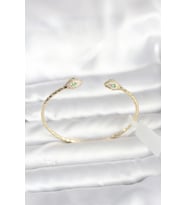 Pirinç Gold Renk Yılan Model Bileklik 5886