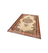 Yün Vintage El Yapımı Halı 181x270 cm F1319