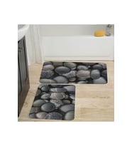 Eliana Home Baskılı 2'li Banyo Paspas Takımı RVG5028