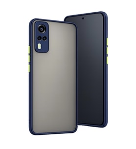 Vivo Y53S Kılıf Montreal Silikon Kapak - Lacivert