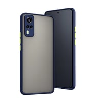 Vivo Y53S Kılıf Montreal Silikon Kapak - Lacivert