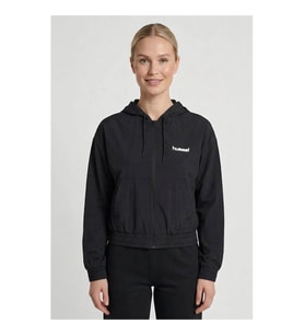 Hummel Samba Fermuarlı Hoodie Siyah Kadın Sweatshirt 922498-2001