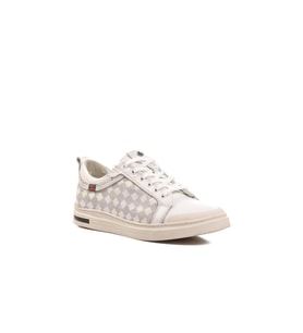 Pierre Cardin 10206 Beyaz Bağcıklı Hakiki Deri Erkek Sneaker