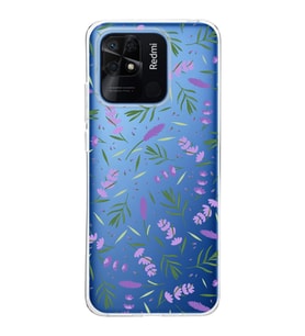 PrintiFy Xiaomi Redmi 10C ile Uyumlu 1mm Slim Fit Water Color 3 Baskılı Şeffaf  Kılıf