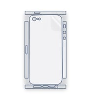 SChitec Apple iPhone 5-SE Uyumlu Fullbody Arka Kaplama Hidrojel Koruyucu Film