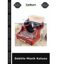 Daktilo Müzik Kutusu Sanatsal Figür Vintage Tarz Nostaljik Hediyelik