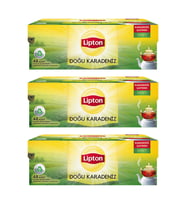 Lipton Doğu Karadeniz Demlik Poşet Çay 48'li 153 G x 3 Adet