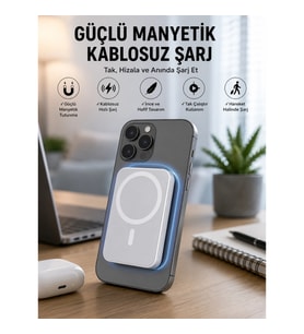 Mey İthalat® LF-100 MAGSAFE 5.000 MAH