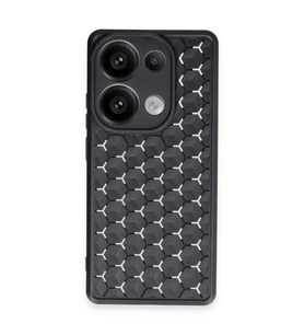 Xiaomi Redmi Note 13 Pro 5g Kılıf Petek Silikon Kapak - Siyah