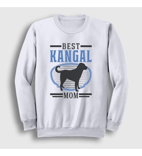 Presmono Unisex Beyaz Kangal Annesi Mom Dog Hediye Sweatshirt 538737tt