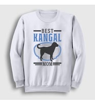 Presmono Unisex Beyaz Kangal Annesi Mom Dog Hediye Sweatshirt 538737tt