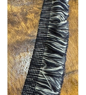 100X3 CM FÜME GRİ RENK PÜSKÜL DEKORATİF ŞERİT APLİKE