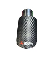 🏎️ Akrapovič 90 mm Tekli Egzoz Ucu  Sportif Ses & Paslanmaz Çelik (Standart)