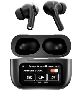 Pro 2 Anc Dokunmatik Ekranlı Bluetooth Kulaklık Ios Android Tüm Telefonlara Uyumlu (Siyah)