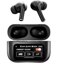 Pro 2 Anc Dokunmatik Ekranlı Bluetooth Kulaklık Ios Android Tüm Telefonlara Uyumlu (Siyah)