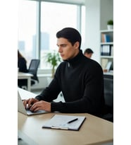 Erkek Casual Giyim İçin İdeal Regular Fit Düz Desen Fermuarlı Balıkçı Yaka Kalın Triko Kazak