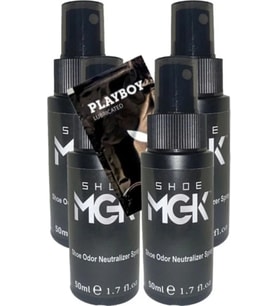 Shoe 4 Tane Ayak Kokusu 50 ml Ölçek Ayakkabılara Bakım Spreyi + Yanında Jel