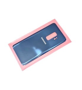 Tkgz Samsung Galaxy S9 PLUS Arka Pil Batarya Kapağı (CAM) MAVİ