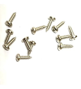 Klips, Menteşe, Ayak, Ysb Sac Vidası - 2,9x9,5mm Nikel, 100 Adet
