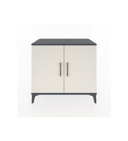 Hyperion Şifonyer 2 Raflı 2 Kapaklı 88x44x80 Antrasit-Aytaşı