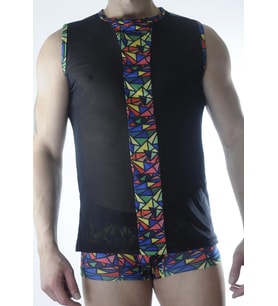 Mulvxbrf Brf02 Erkek Transparan Renki Atlet Boxer Takımı (Mulvix)