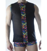 Mulvxbrf Brf02 Erkek Transparan Renki Atlet Boxer Takımı (Mulvix)