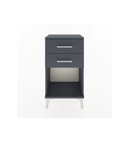 Arges Komodin 2 Çekmeceli 44x30x80 Antrasit-Antrasit