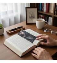Atatürk 4'lü Kitap Ayracı Kalın Geniş Kesim 350 gr Hediyelik No:1