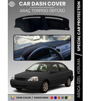 KİA RİO (2000-2005) Torpido Örtüsü Ön Panel Torpido Koruma Tam Uyum Araca Özel Kaymaz Kolay Montaj
