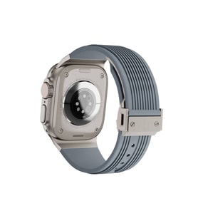 Apple Watch 42mm Uyumlu Zore KRD-113 Spor Görünümlü Silikon Kordon