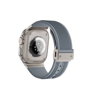 Apple Watch 42mm Uyumlu Zore KRD-113 Spor Görünümlü Silikon Kordon